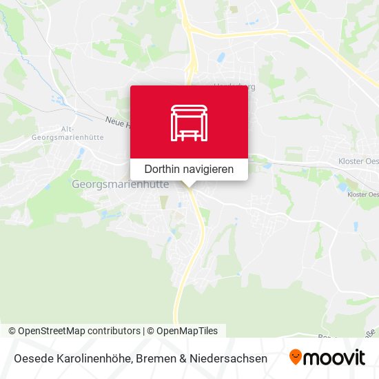 Oesede Karolinenhöhe Karte
