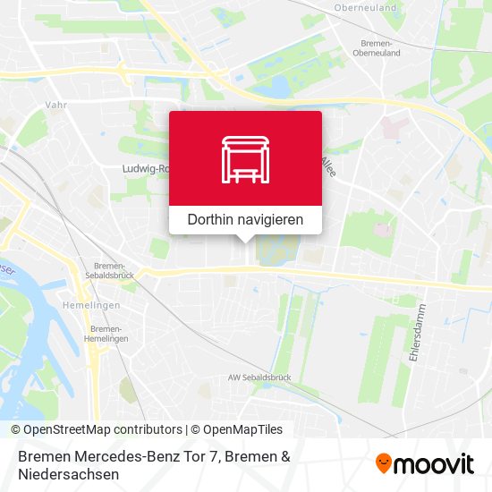 Bremen Mercedes-Benz Tor 7 Karte