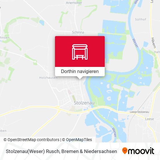 Stolzenau(Weser) Rusch Karte