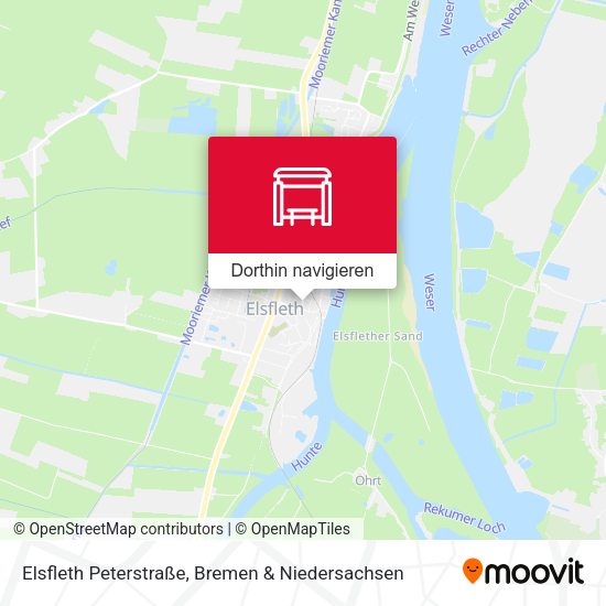 Elsfleth Peterstraße Karte