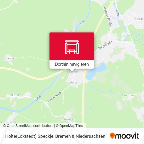 Holte(Loxstedt) Speckje Karte