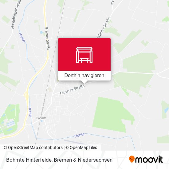 Bohmte Hinterfelde Karte