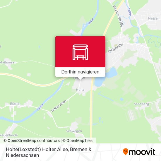 Holte(Loxstedt) Holter Allee Karte