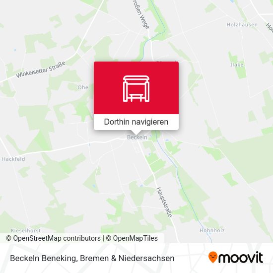 Beckeln Beneking Karte