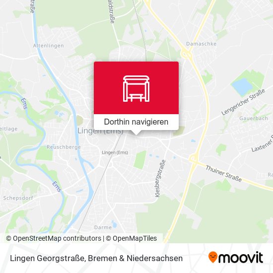 Lingen Georgstraße Karte