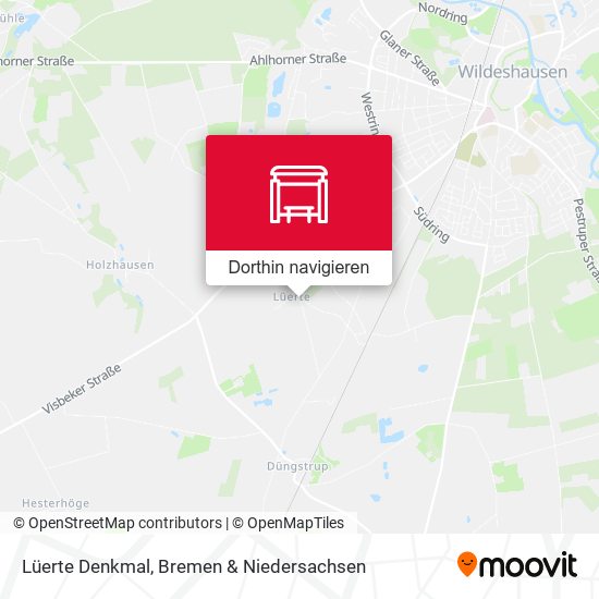 Lüerte Denkmal Karte