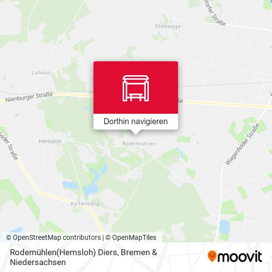 Rodemühlen(Hemsloh) Diers Karte