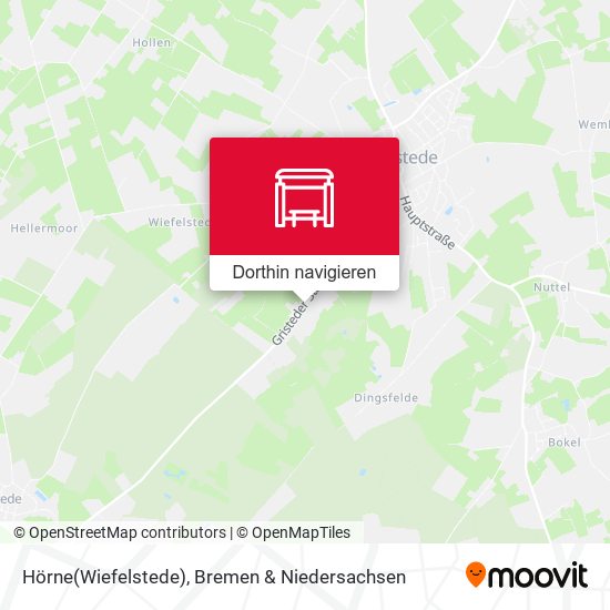 Hörne(Wiefelstede) Karte