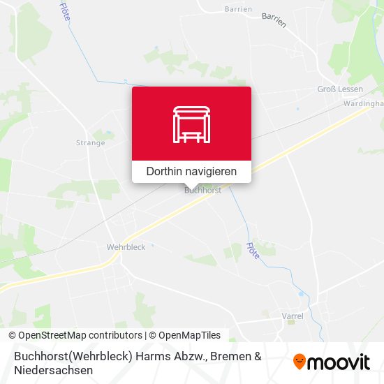 Buchhorst(Wehrbleck) Harms Abzw. Karte
