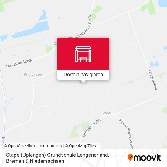 Stapel(Uplengen) Grundschule Lengenerland Karte