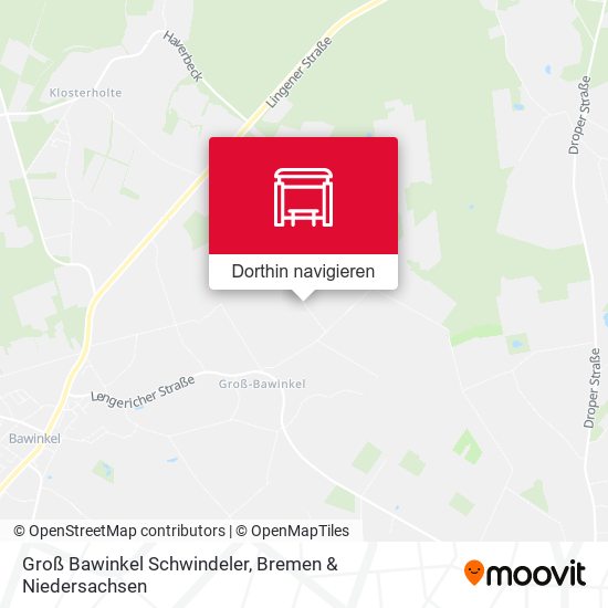 Groß Bawinkel Schwindeler Karte