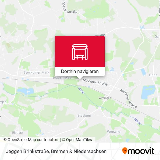Jeggen Brinkstraße Karte