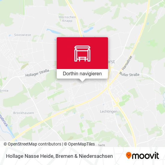 Hollage Nasse Heide Karte