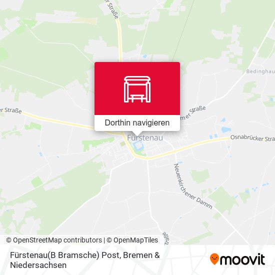 Fürstenau(B Bramsche) Post Karte