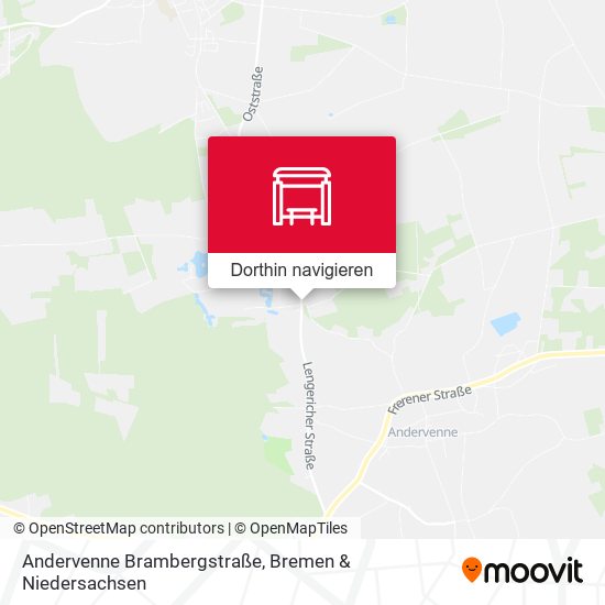 Andervenne Brambergstraße Karte