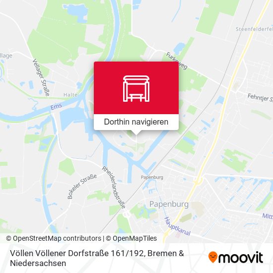 Völlen Völlener Dorfstraße 161 / 192 Karte