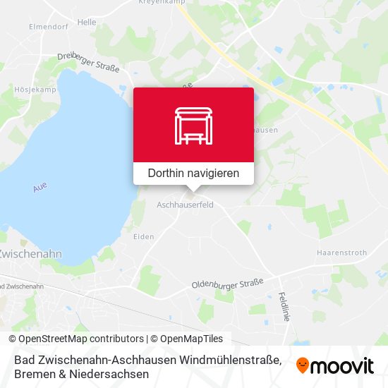 Bad Zwischenahn-Aschhausen Windmühlenstraße Karte