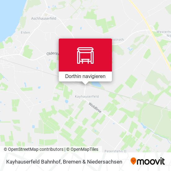 Kayhauserfeld Bahnhof Karte