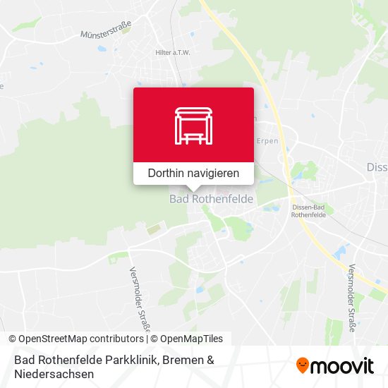 Bad Rothenfelde Parkklinik Karte