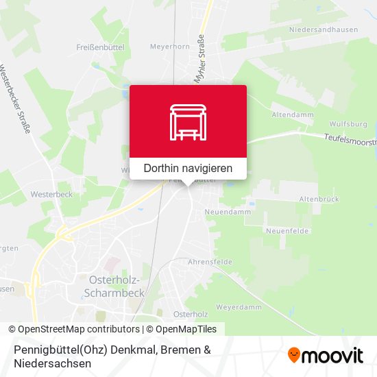 Pennigbüttel(Ohz) Denkmal Karte