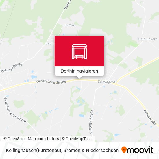 Kellinghausen(Fürstenau) Karte