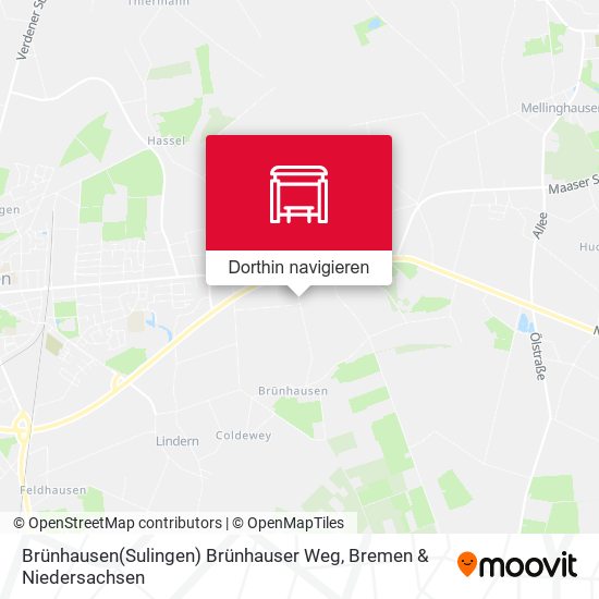 Brünhausen(Sulingen) Brünhauser Weg Karte