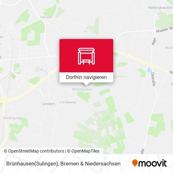 Brünhausen(Sulingen) Karte