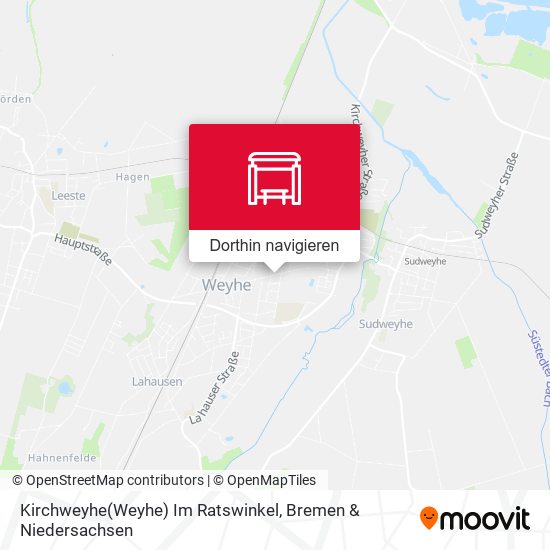 Kirchweyhe(Weyhe) Im Ratswinkel Karte
