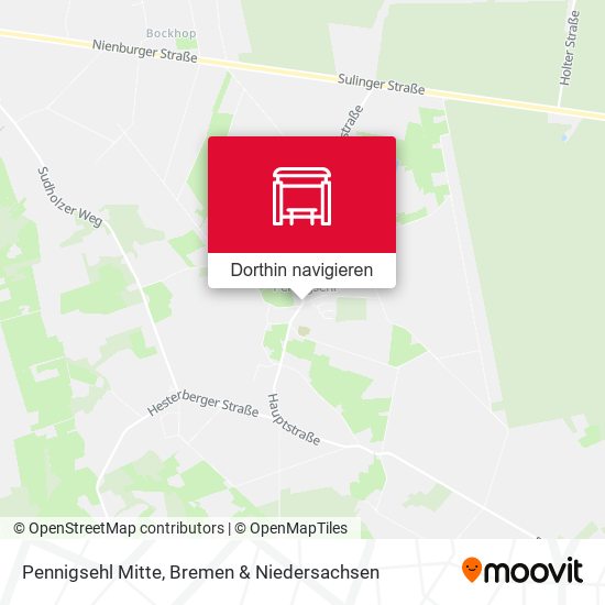 Pennigsehl Mitte Karte
