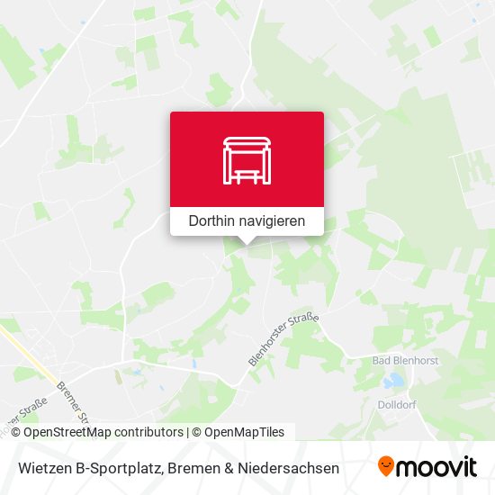 Wietzen B-Sportplatz Karte