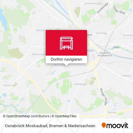 Osnabrück Moskaubad Karte