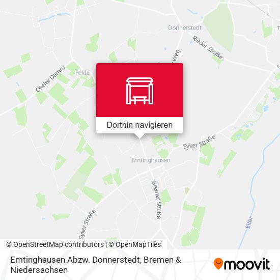 Emtinghausen Abzw. Donnerstedt Karte