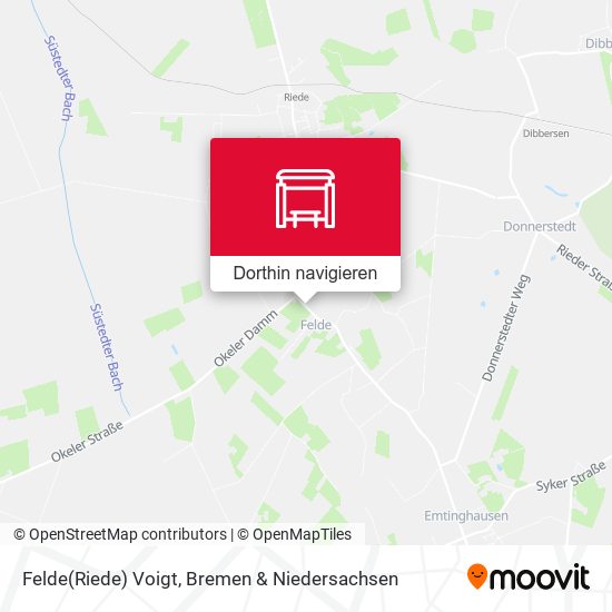 Felde(Riede) Voigt Karte