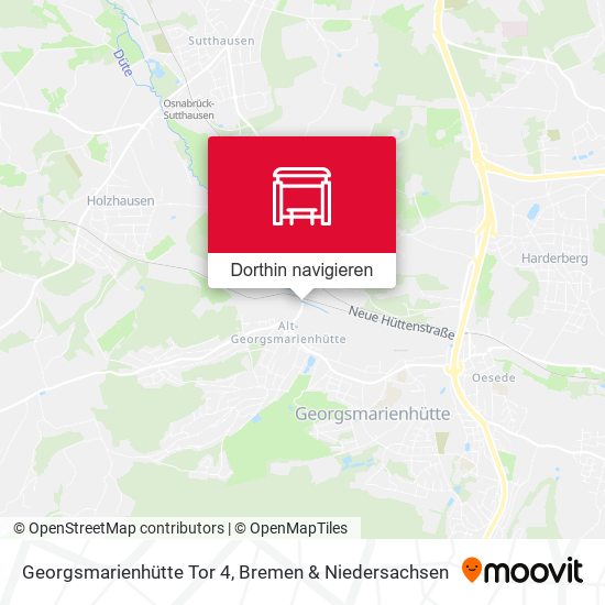 Georgsmarienhütte Tor 4 Karte