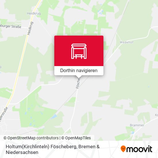 Holtum(Kirchlinteln) Föscheberg Karte