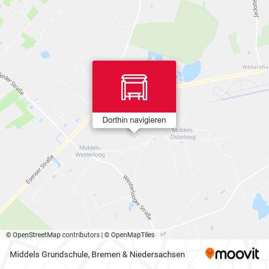 Middels Grundschule Karte