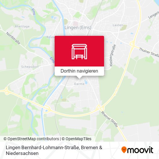 Lingen Bernhard-Lohmann-Straße Karte