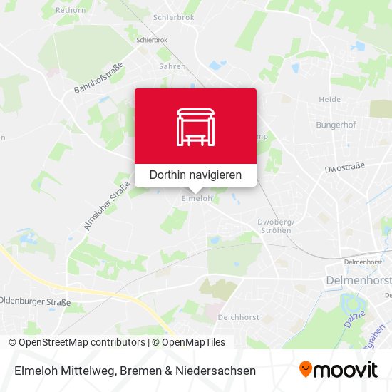 Elmeloh Mittelweg Karte