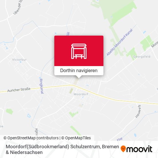 Moordorf(Südbrookmerland) Schulzentrum Karte