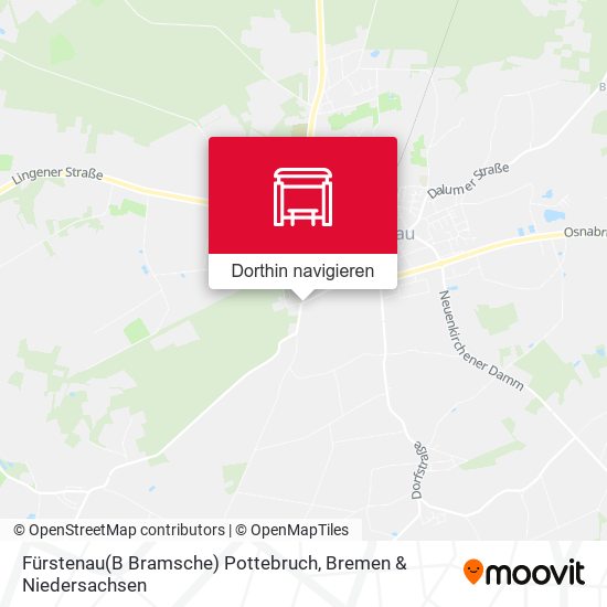 Fürstenau(B Bramsche) Pottebruch Karte