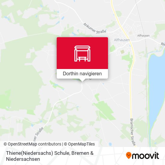 Thiene(Niedersachs) Schule Karte