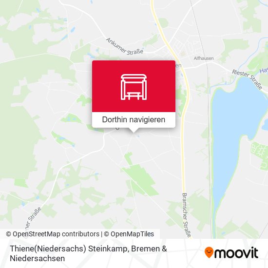 Thiene(Niedersachs) Steinkamp Karte