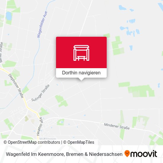 Wagenfeld Im Keenmoore Karte