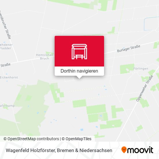 Wagenfeld Holzförster Karte