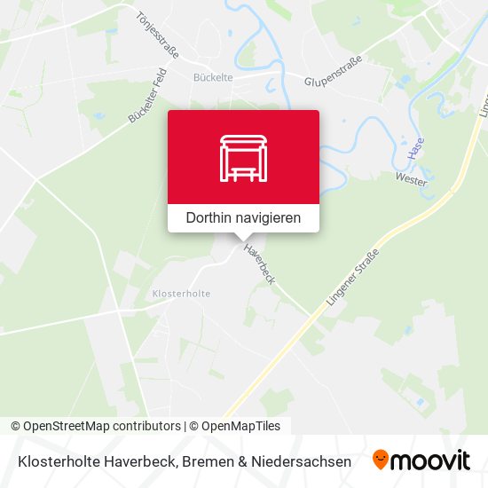 Klosterholte Haverbeck Karte