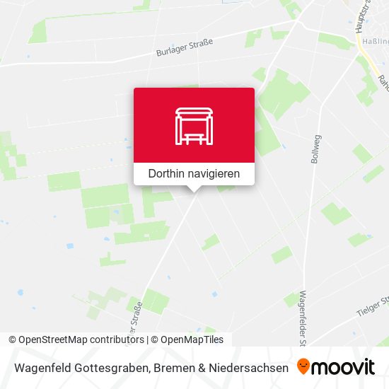 Wagenfeld Gottesgraben Karte