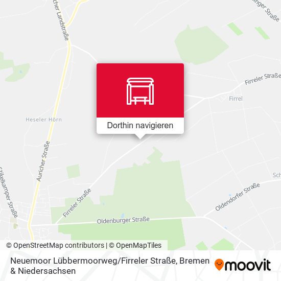 Neuemoor Lübbermoorweg / Firreler Straße Karte