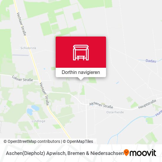 Aschen(Diepholz) Apwisch Karte