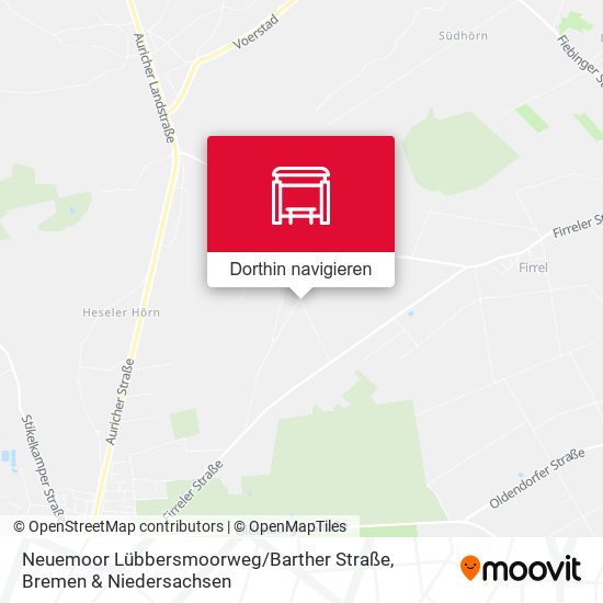 Neuemoor Lübbersmoorweg / Barther Straße Karte