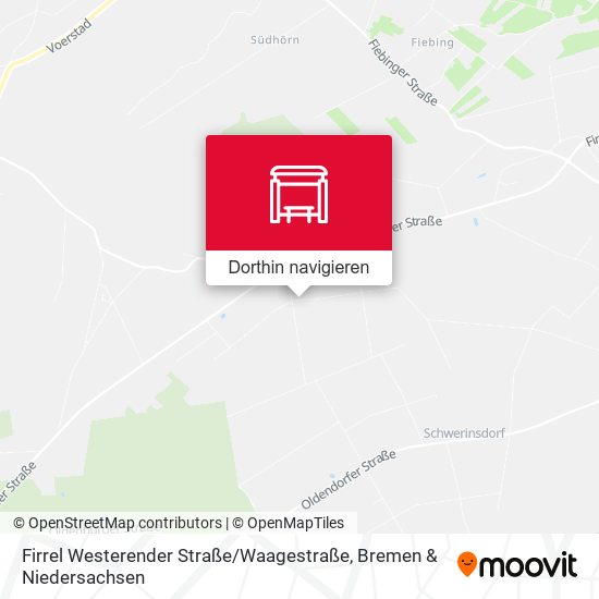 Firrel Westerender Straße / Waagestraße Karte